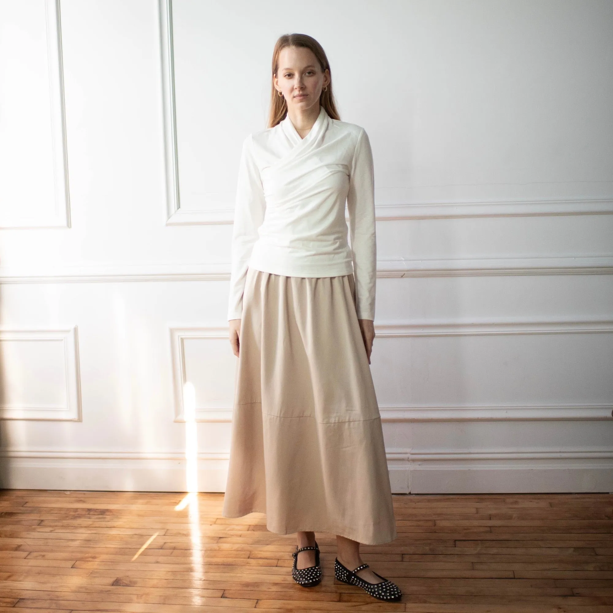 Army Maxi Skirt | Ivory