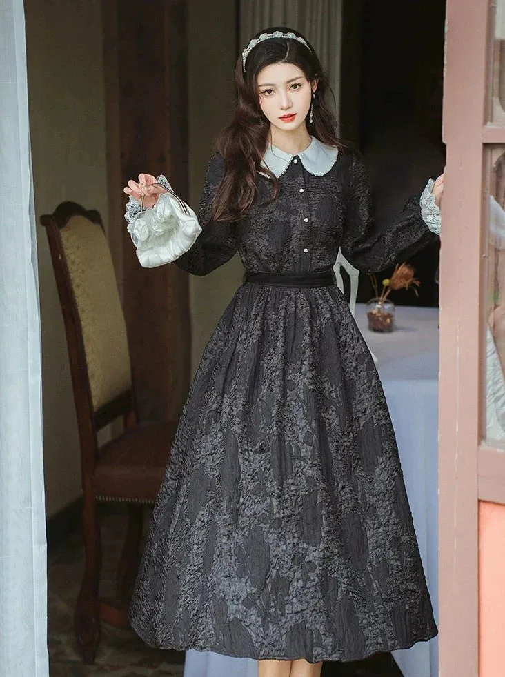 Blouse Skirt Chic Flared Elegant