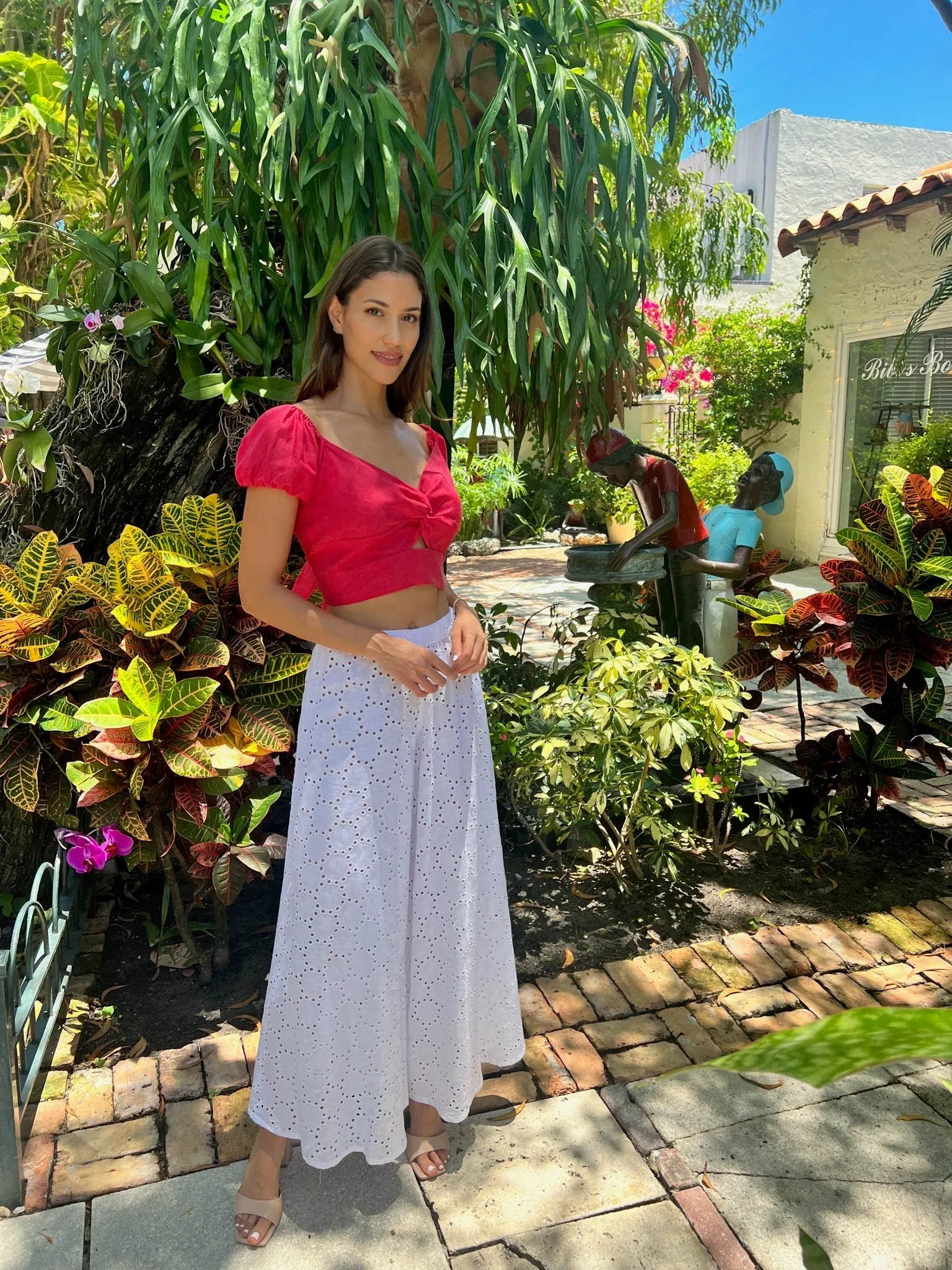 Bolero Susy Palloncino Linen Top