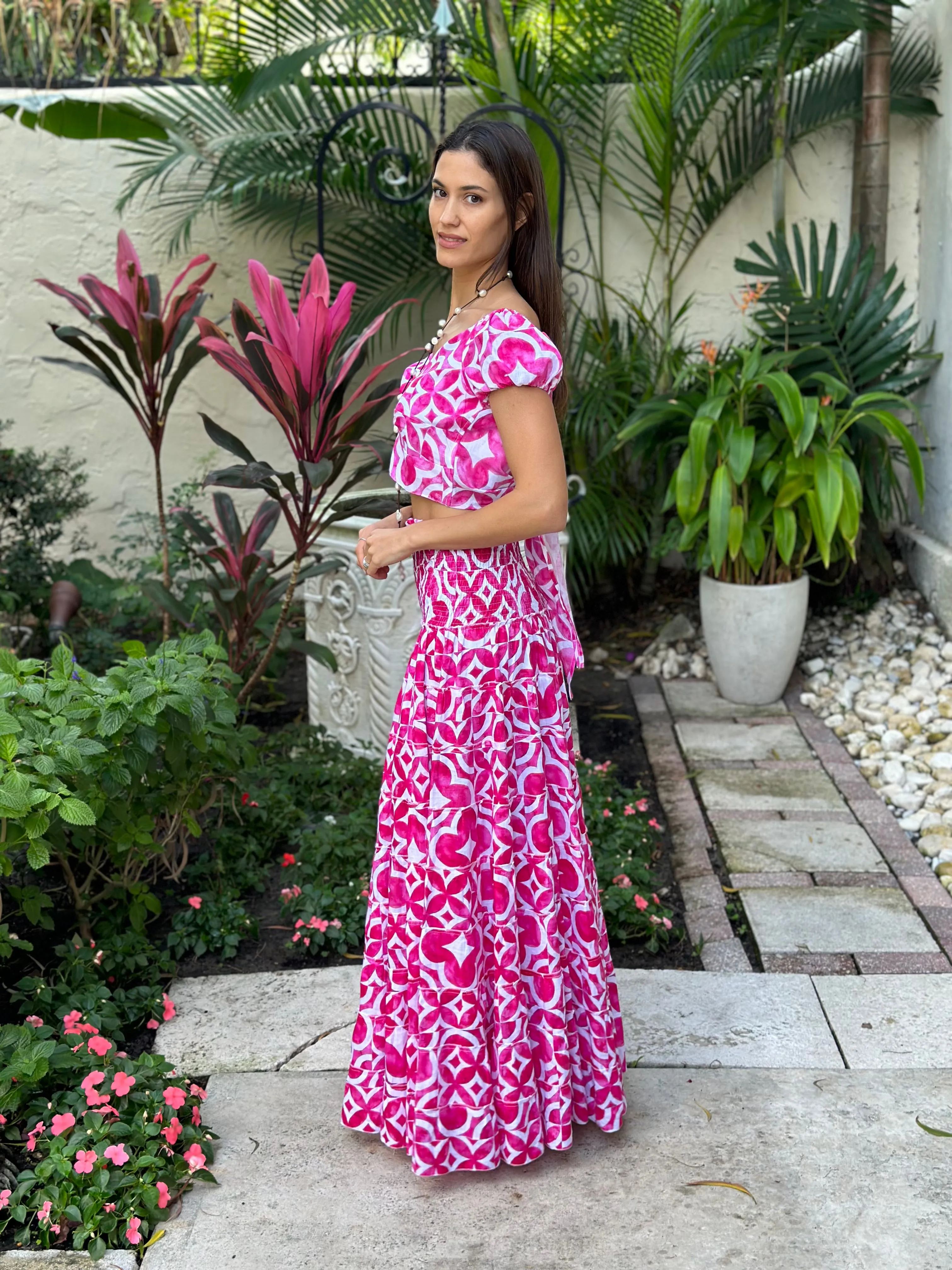 Bolero Susy Palloncino Linen Top