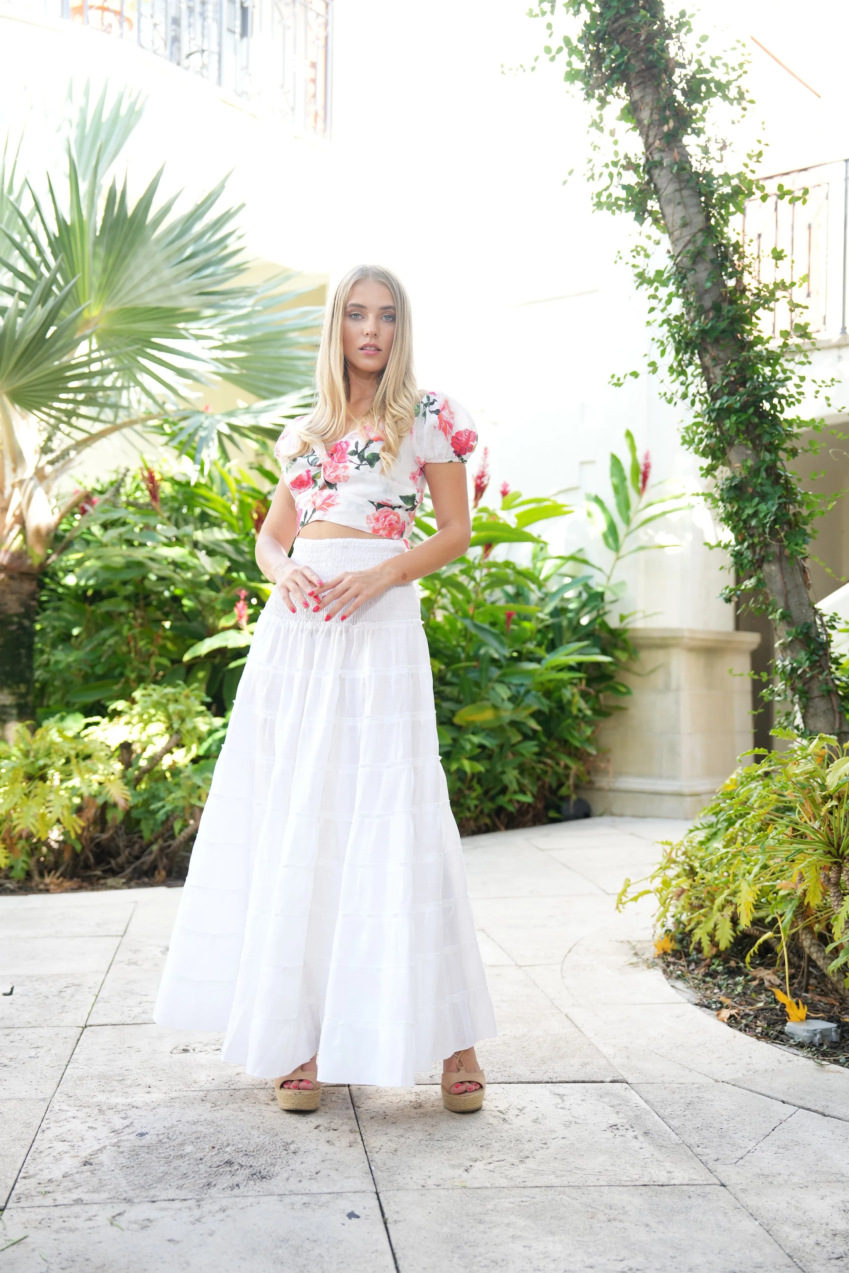 Bolero Susy Palloncino Linen Top