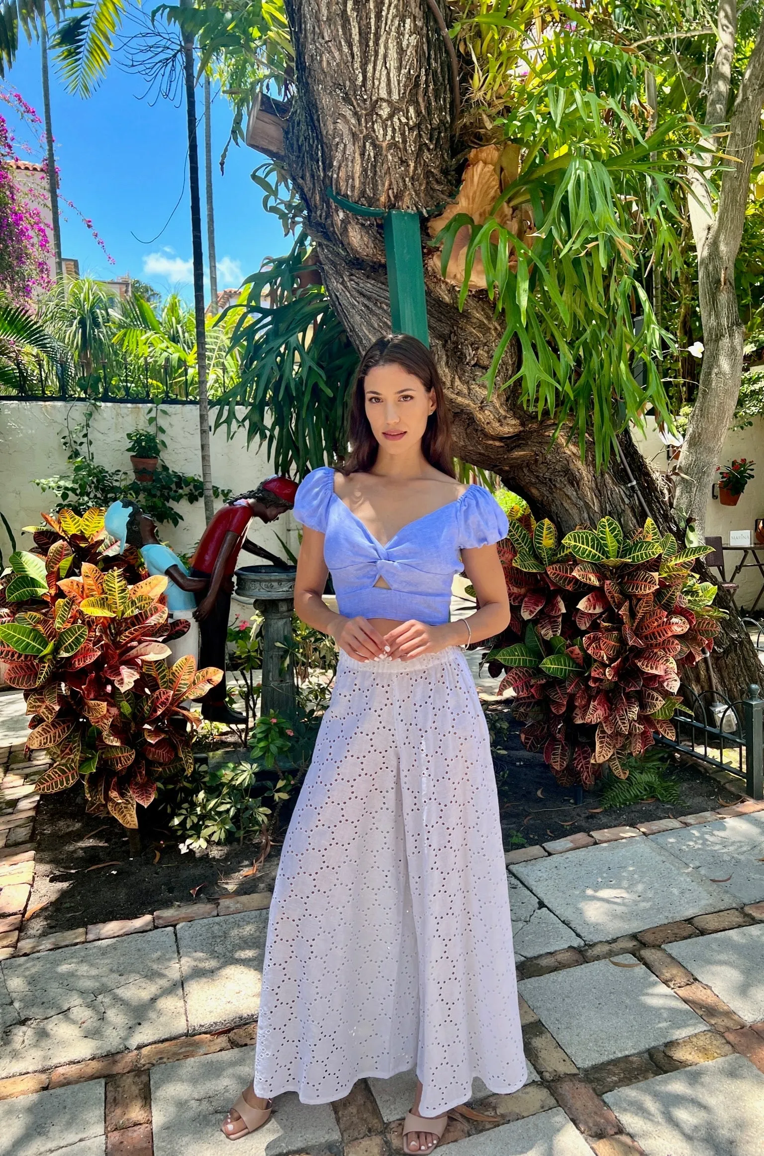 Bolero Susy Palloncino Linen Top