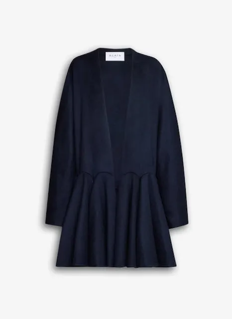 Cashmere Peplum Coat