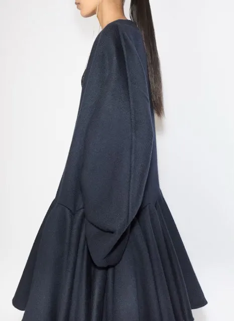 Cashmere Peplum Coat
