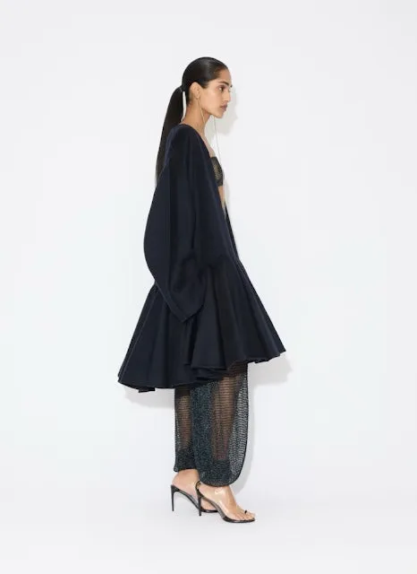 Cashmere Peplum Coat