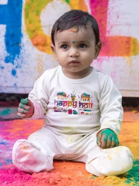 Happy Holi Ancient Baby Romper | Onesies