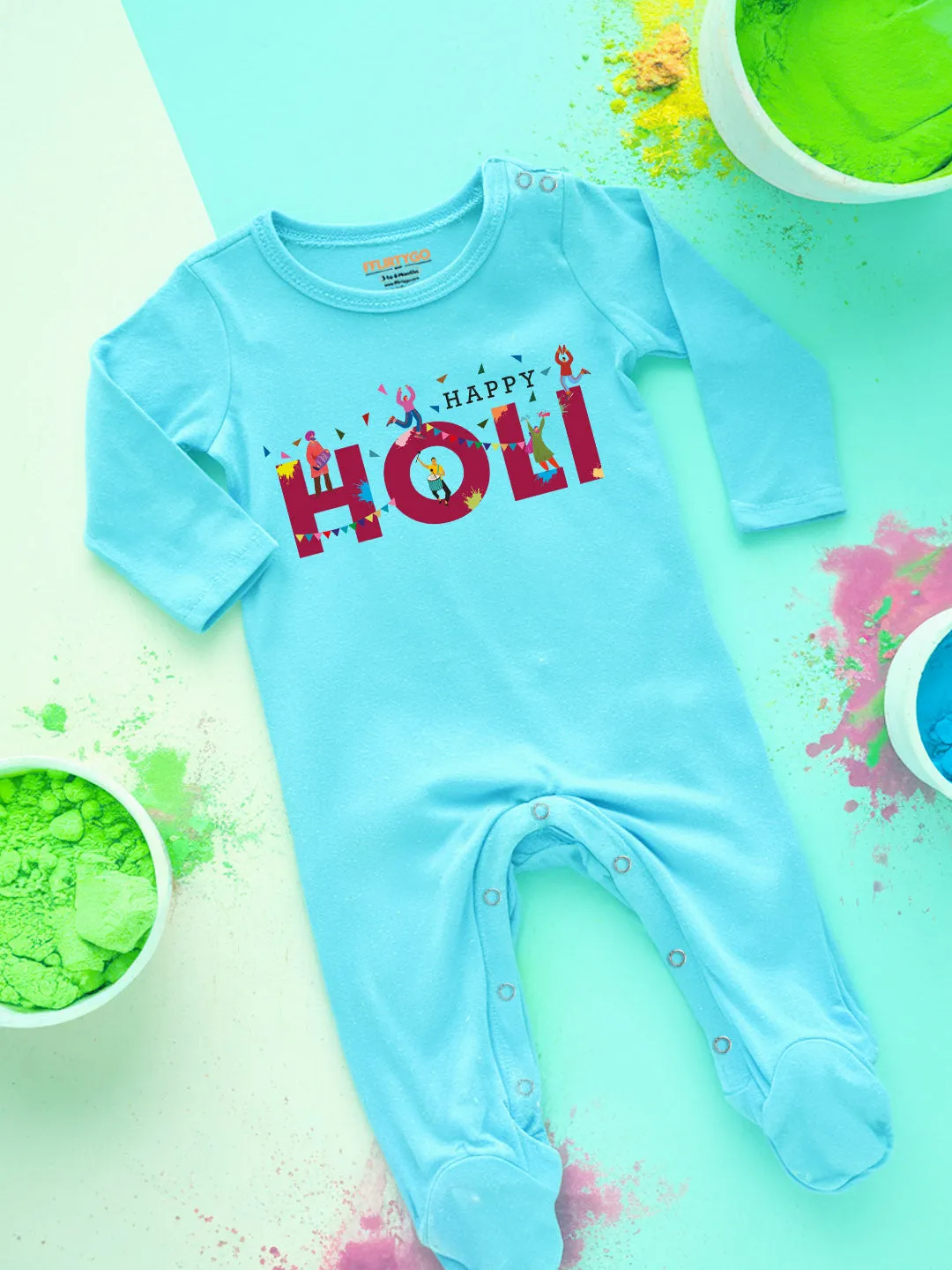 Happy Holi Baby Romper | Onesies