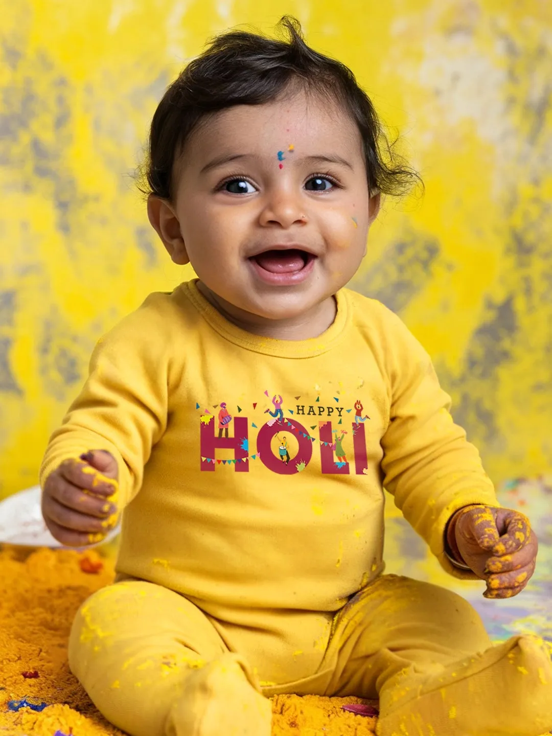 Happy Holi Baby Romper | Onesies