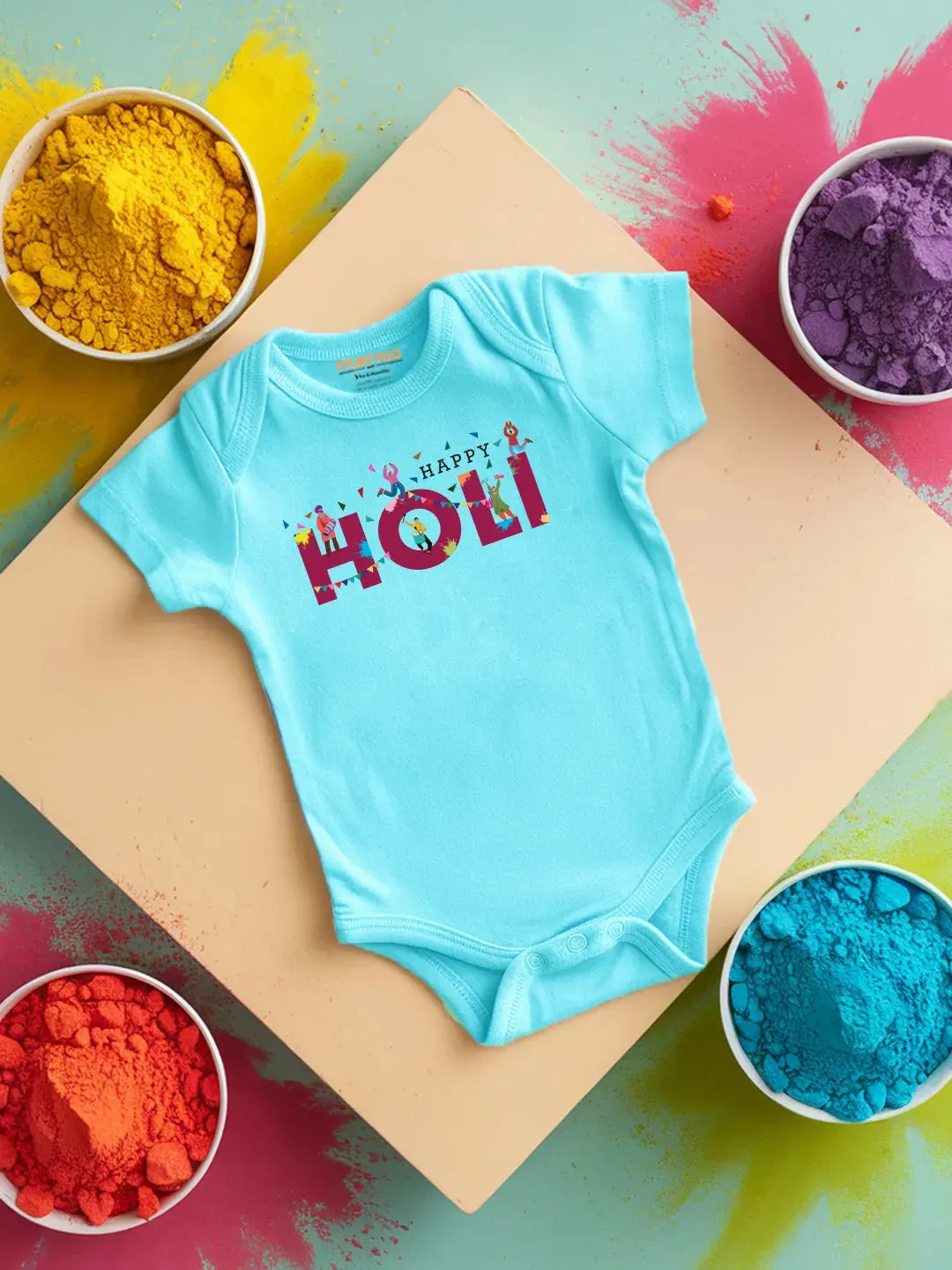 Happy Holi Baby Romper | Onesies