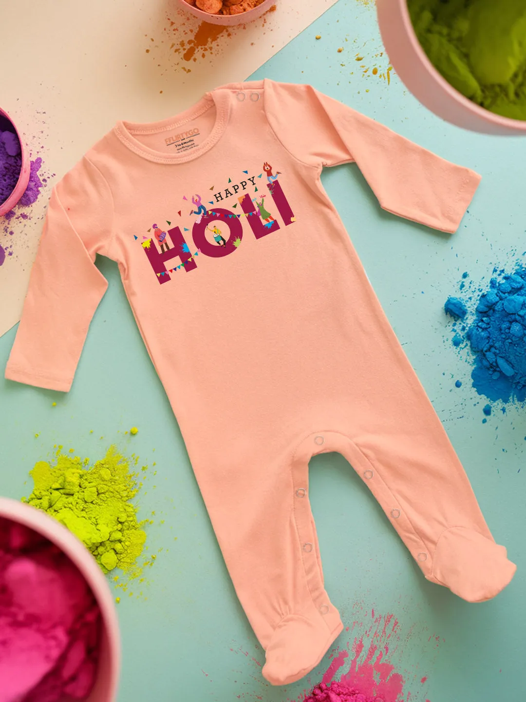 Happy Holi Baby Romper | Onesies