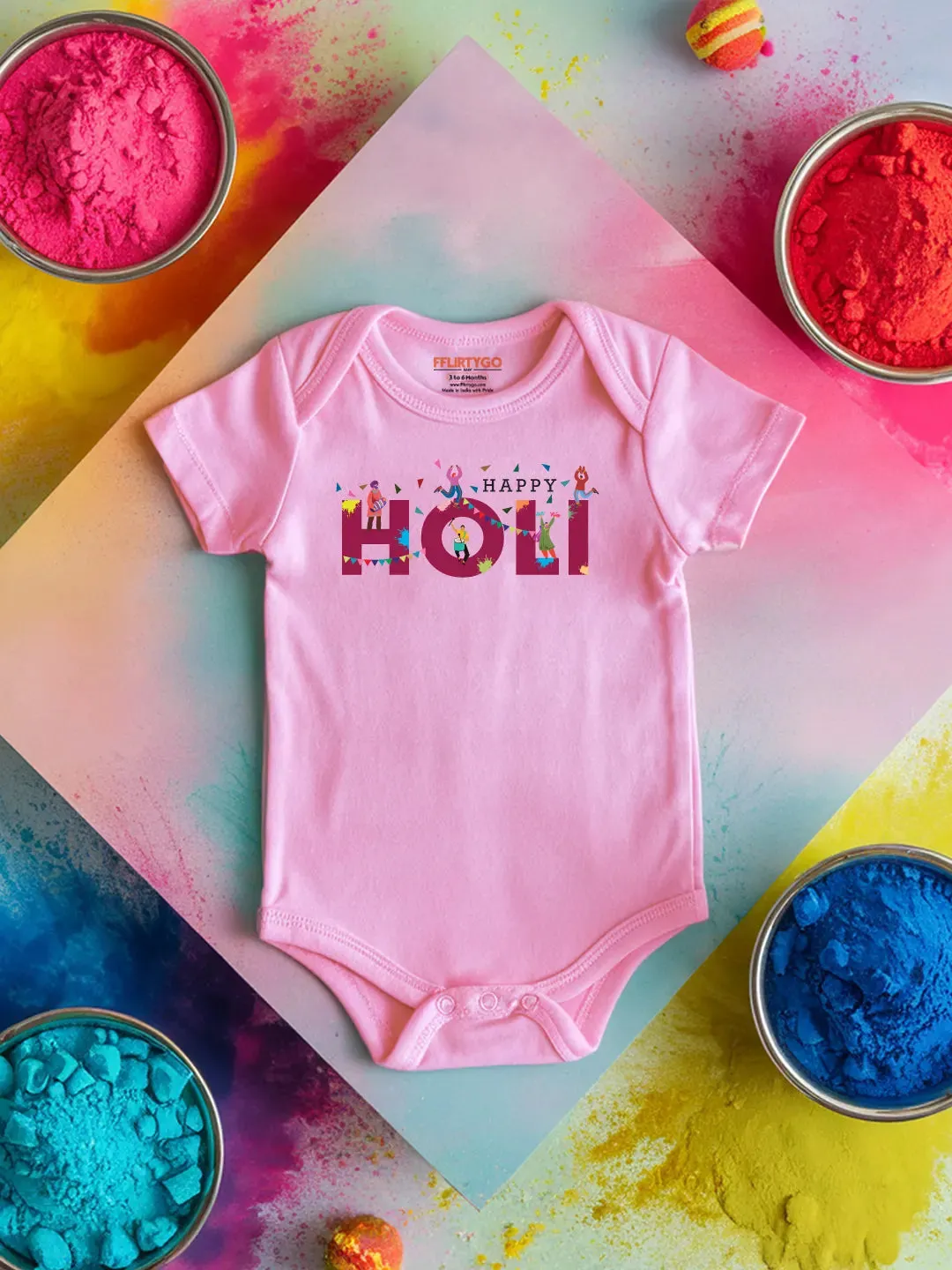 Happy Holi Baby Romper | Onesies