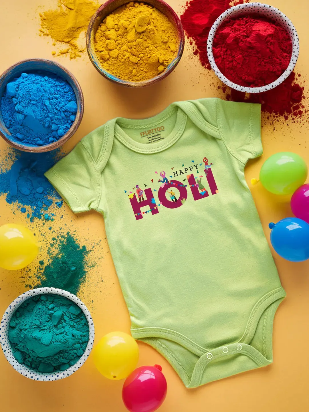 Happy Holi Baby Romper | Onesies