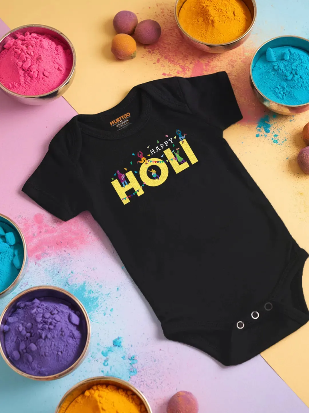 Happy Holi Baby Romper | Onesies