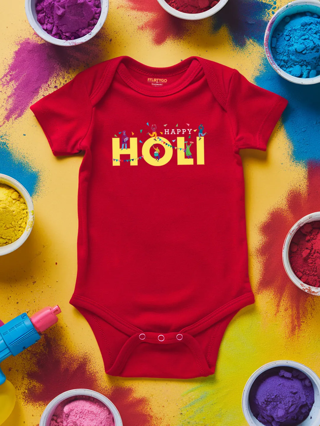 Happy Holi Baby Romper | Onesies