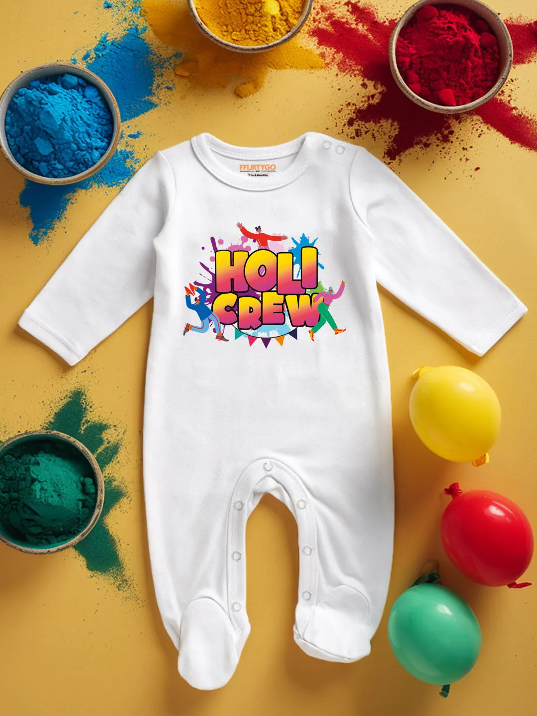 Holi Crew Baby Romper | Onesies