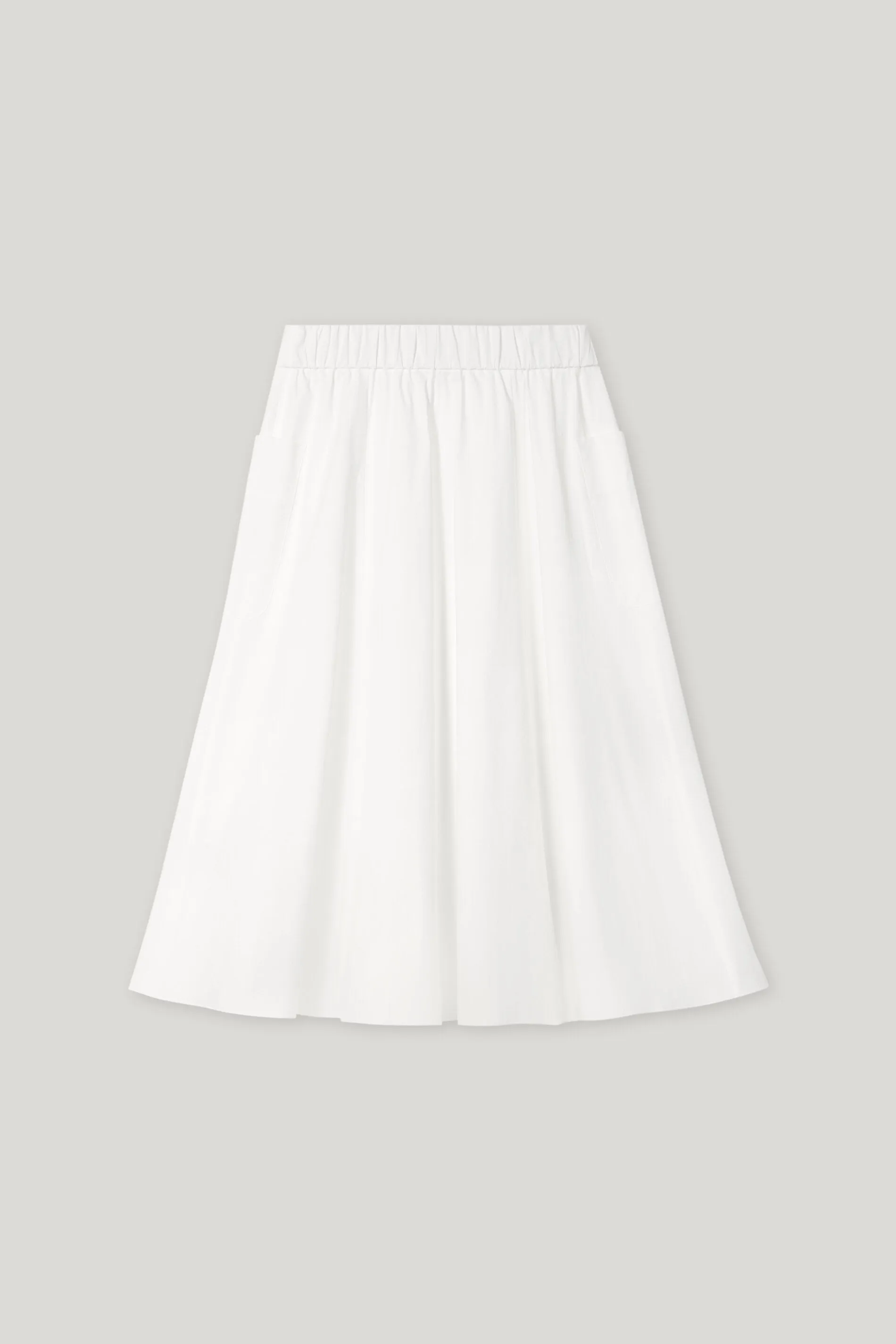 LUISA CERANO WHITE Flared Skirt