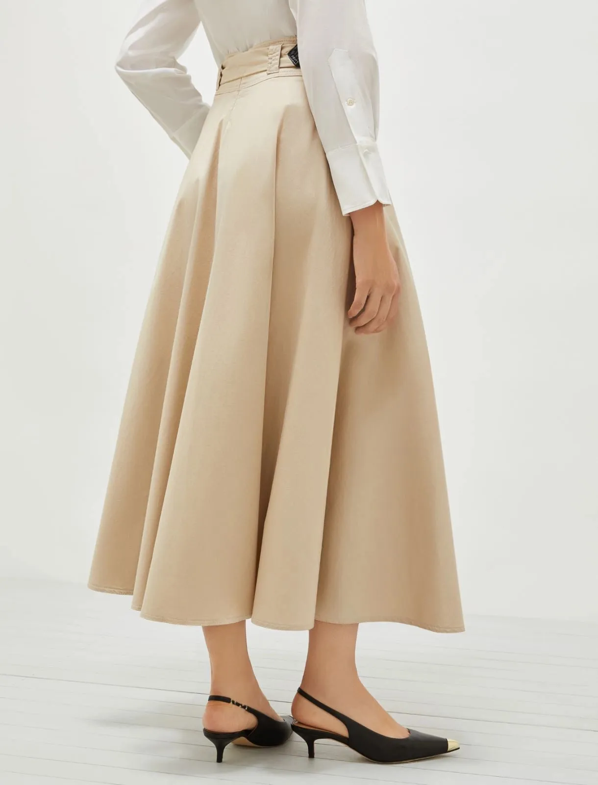 MARELLA Cream Long Skirt