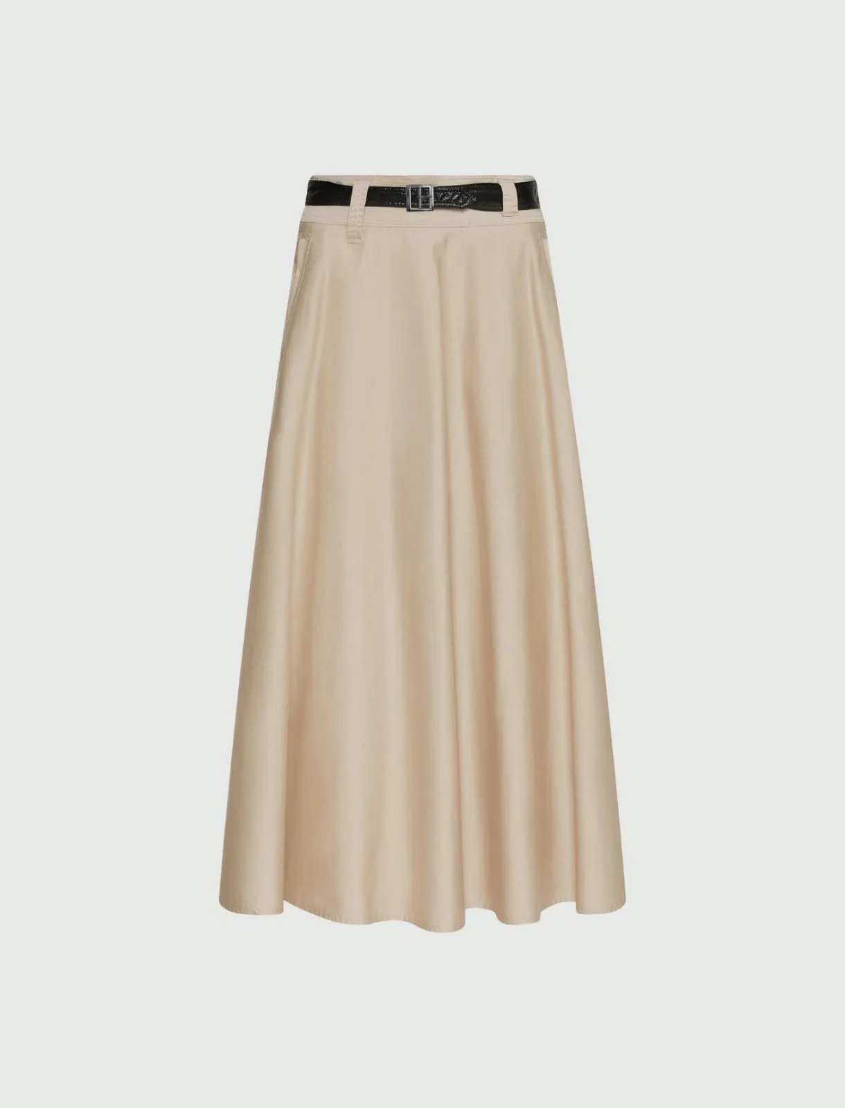 MARELLA Cream Long Skirt