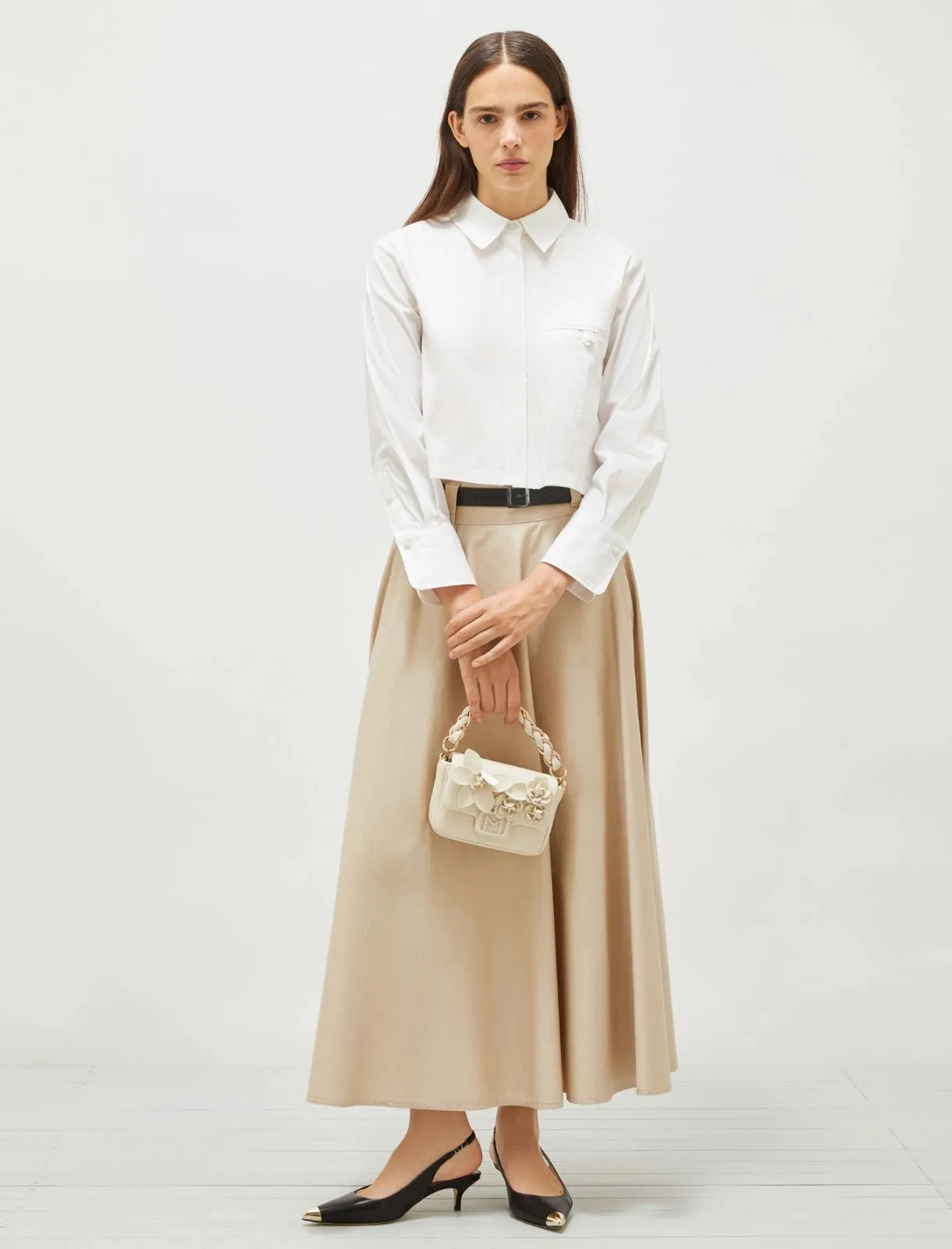 MARELLA Cream Long Skirt