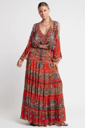 POWER AND PASSION MAXI SKIRT