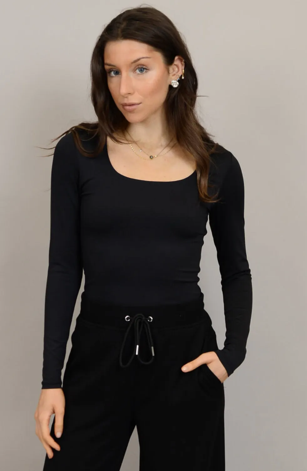 RD STYLE MARIANNA LS UNECK TOP