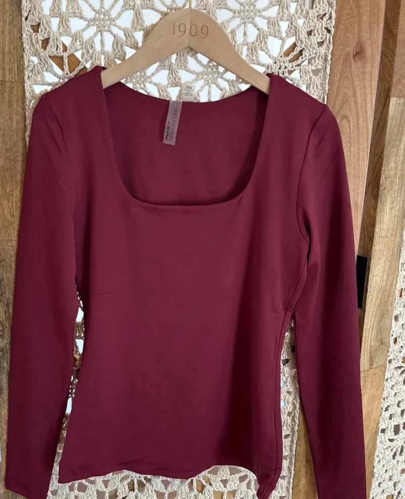 RD STYLE MARIANNA LS UNECK TOP