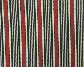 Red, Black And White Blazer/Boating Stripe 1'' Repeat Jacketing