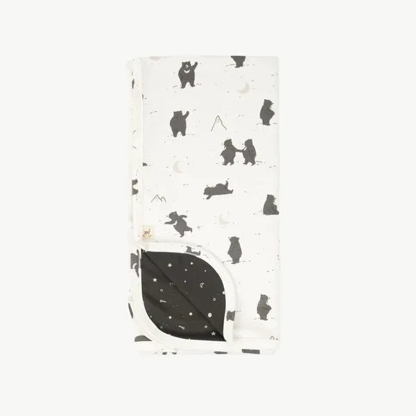 Red Caribou Double Sided Magic Moonbear Blanket