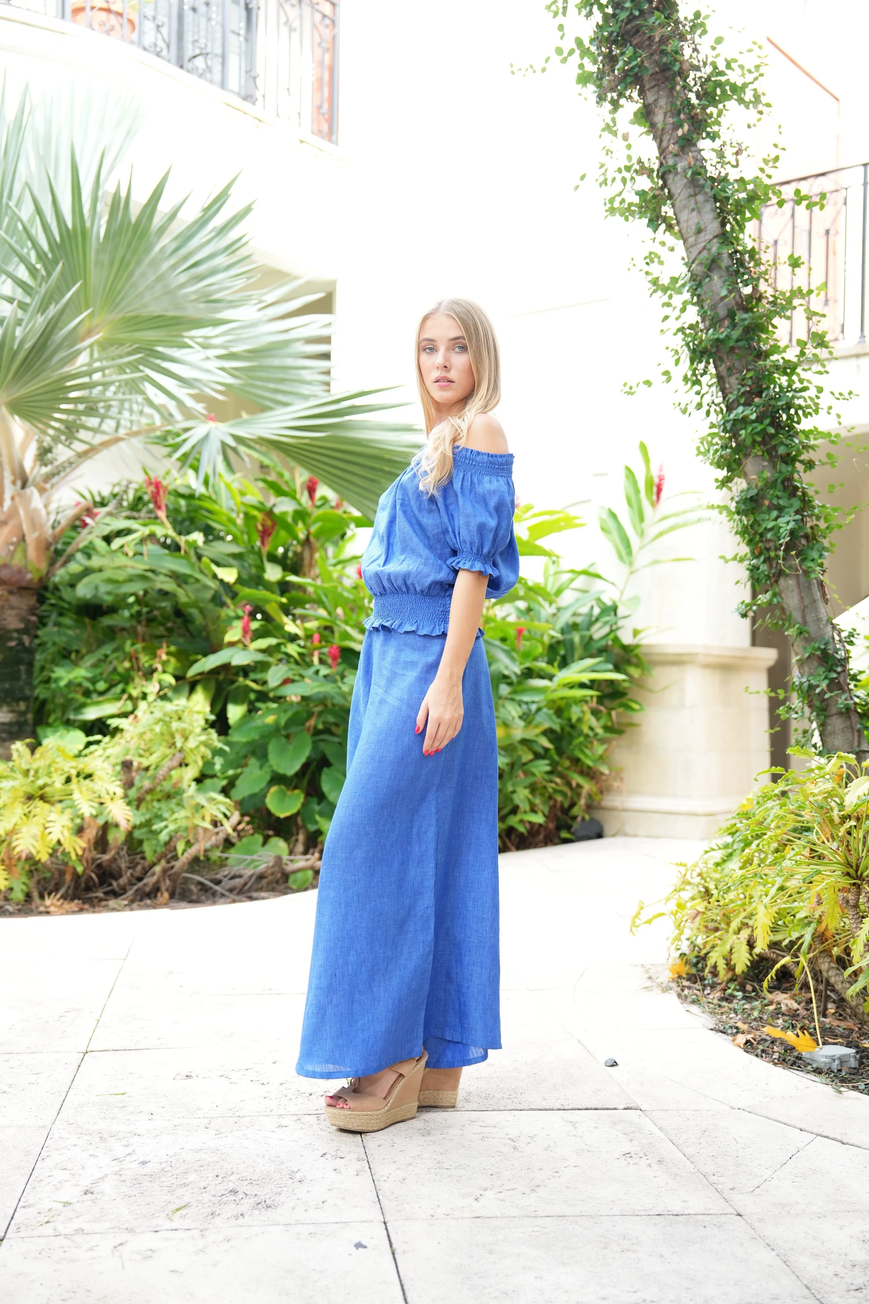 Top Anna Fili Linen