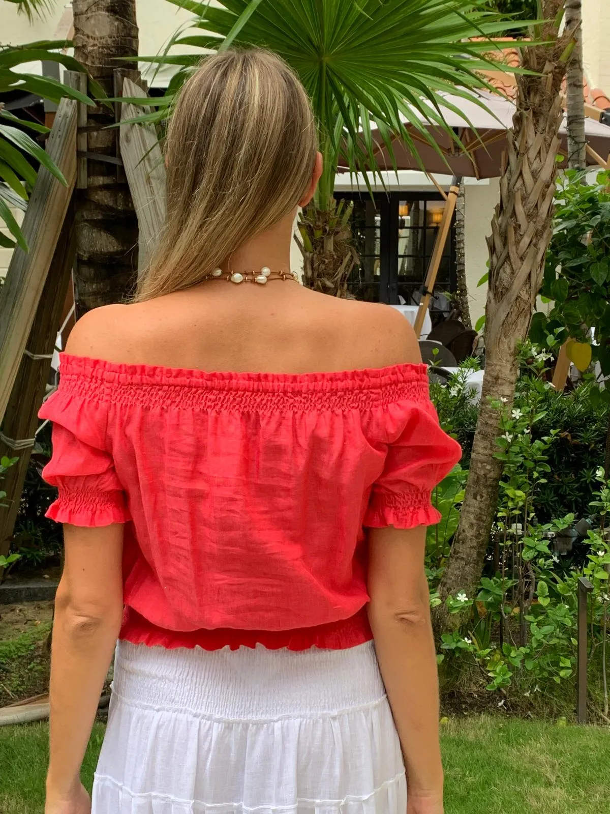 Top Anna Fili Linen