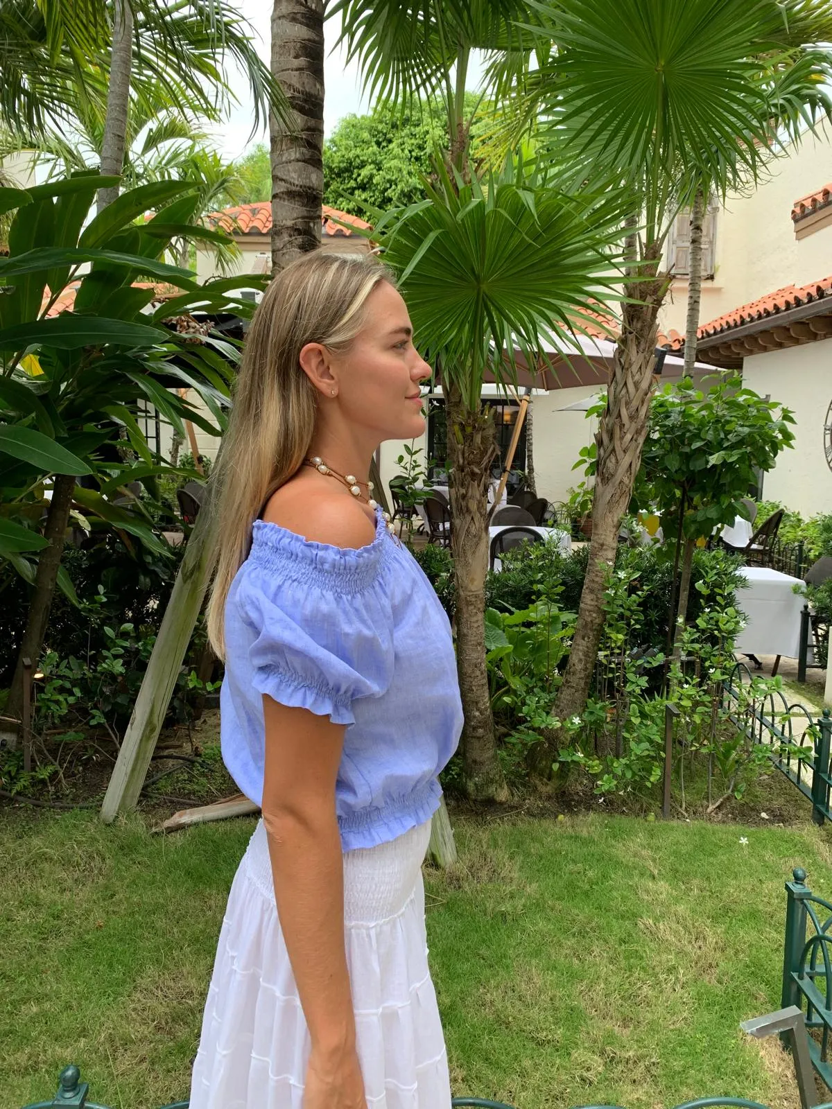 Top Anna Fili Linen