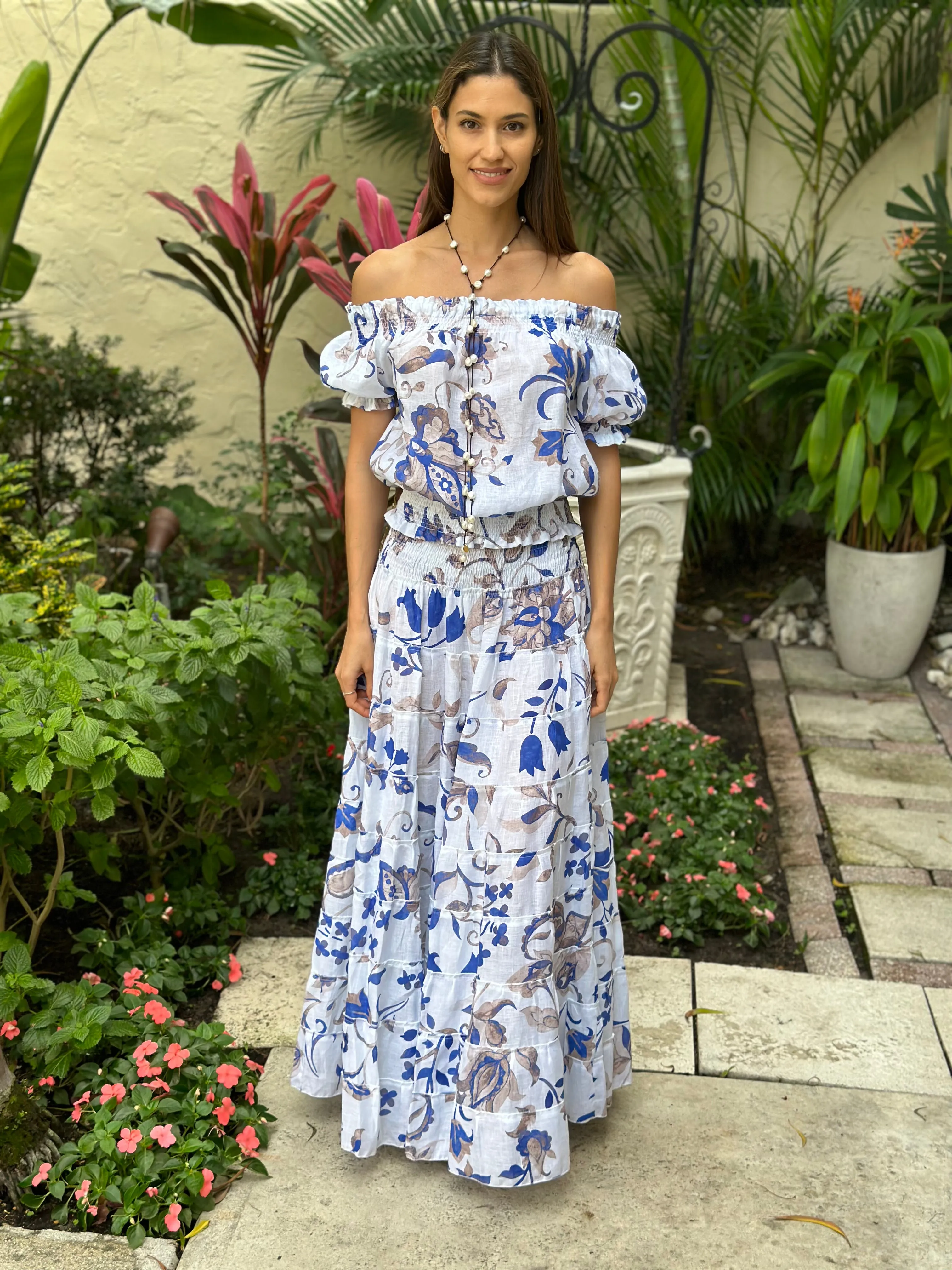 Top Anna Fili Linen