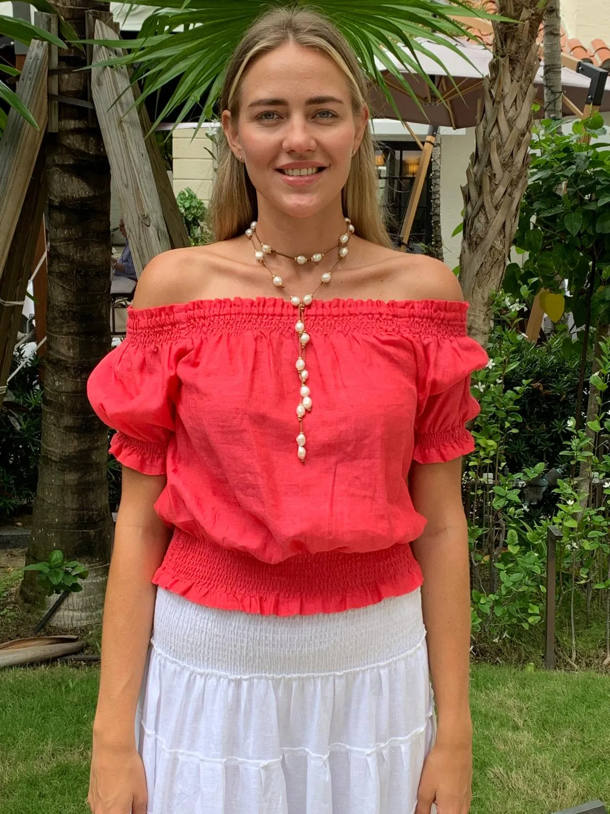 Top Anna Fili Linen