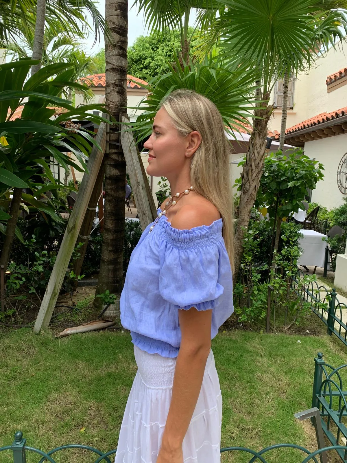 Top Anna Fili Linen