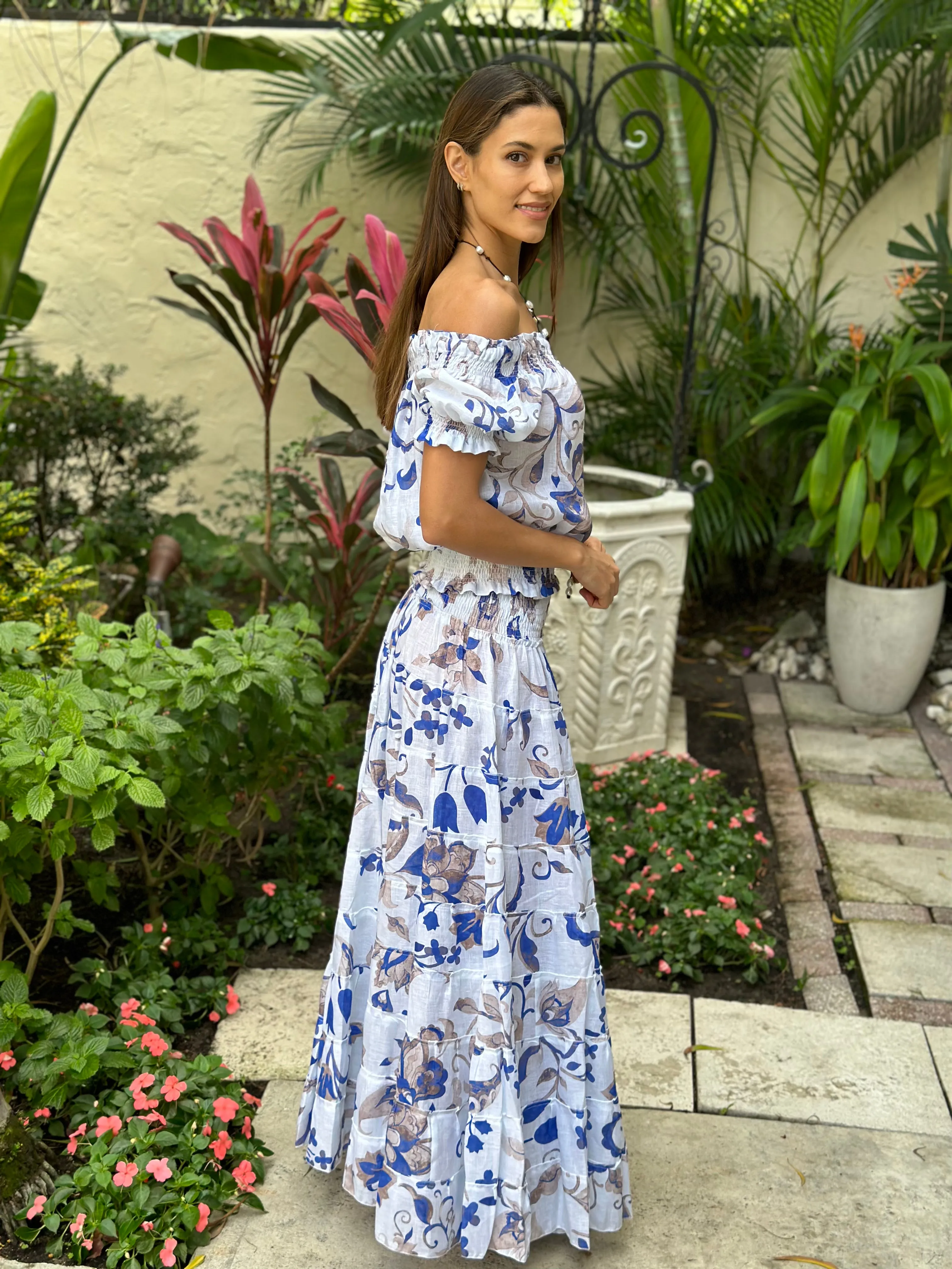 Top Anna Fili Linen