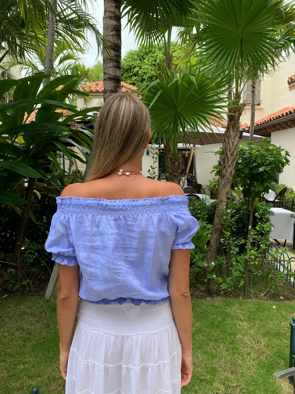 Top Anna Fili Linen