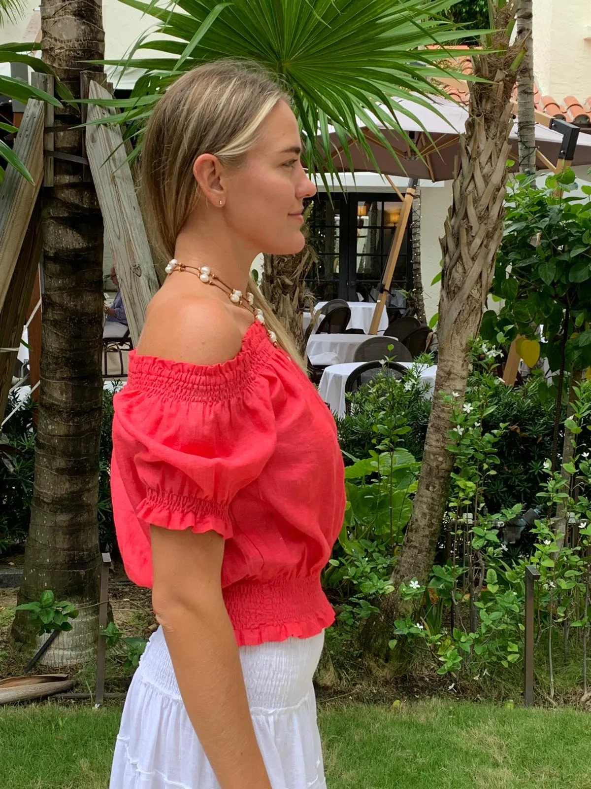 Top Anna Fili Linen