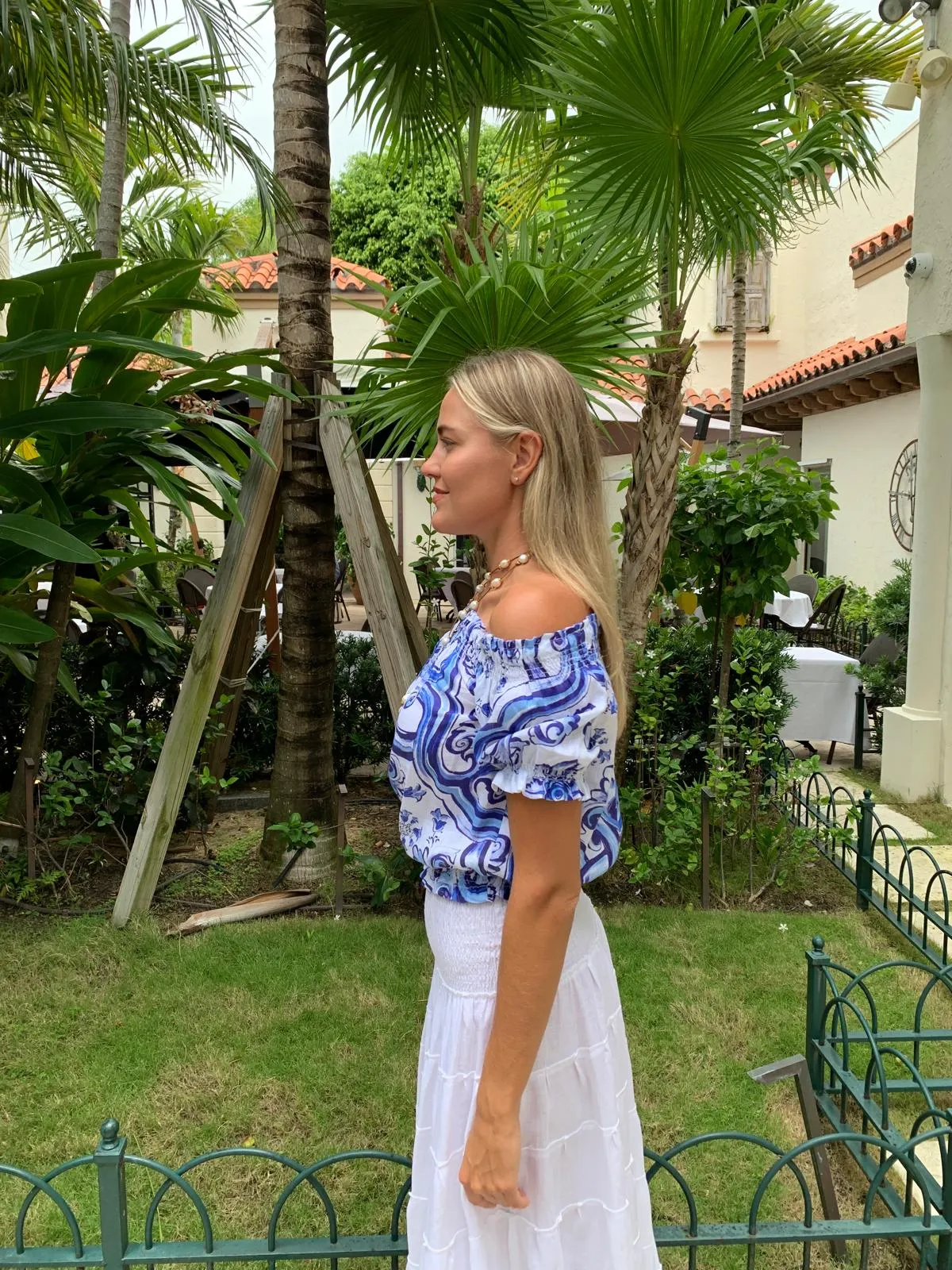 Top Anna Fili Linen