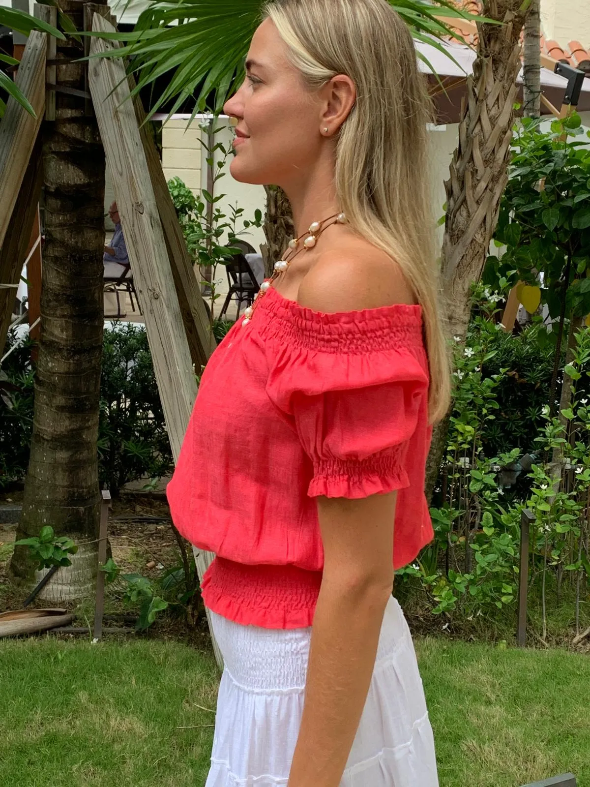 Top Anna Fili Linen