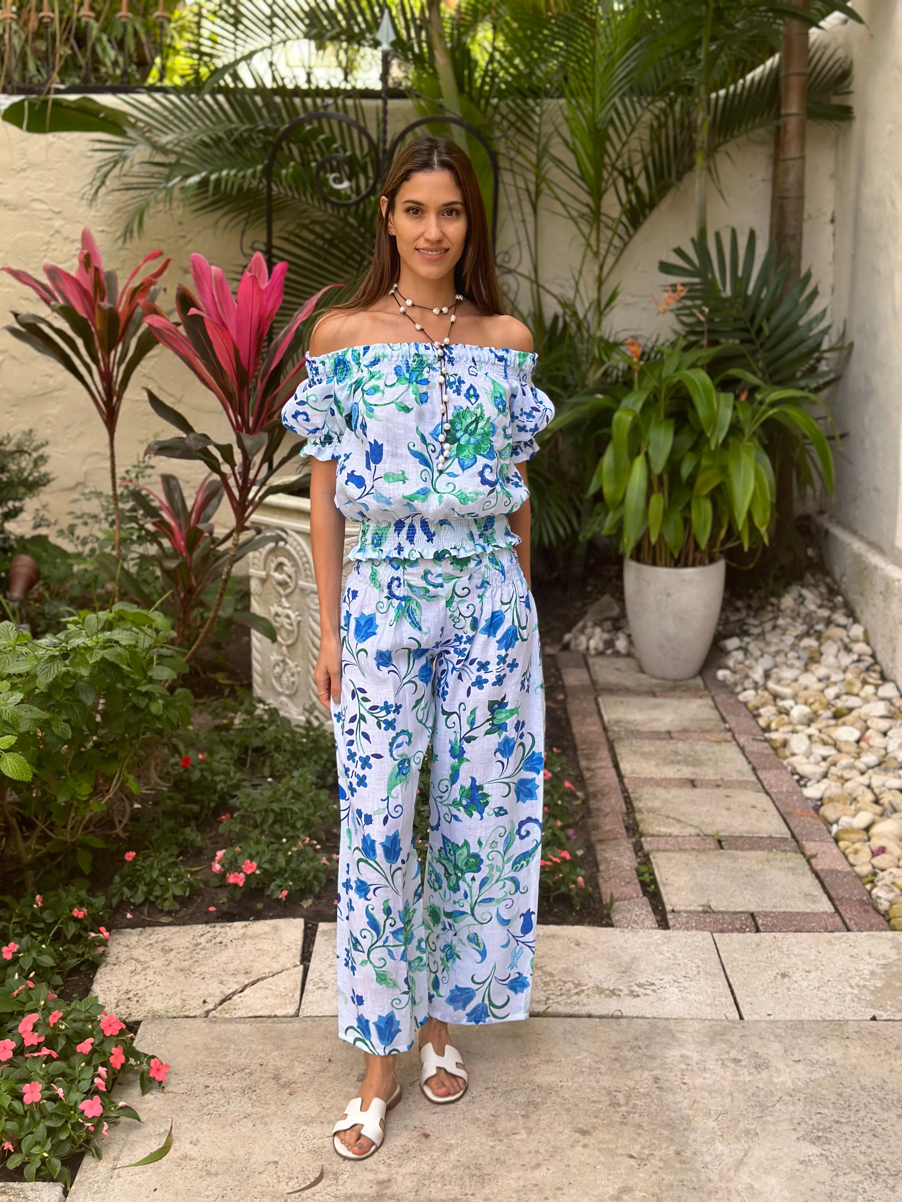 Top Anna Fili Linen